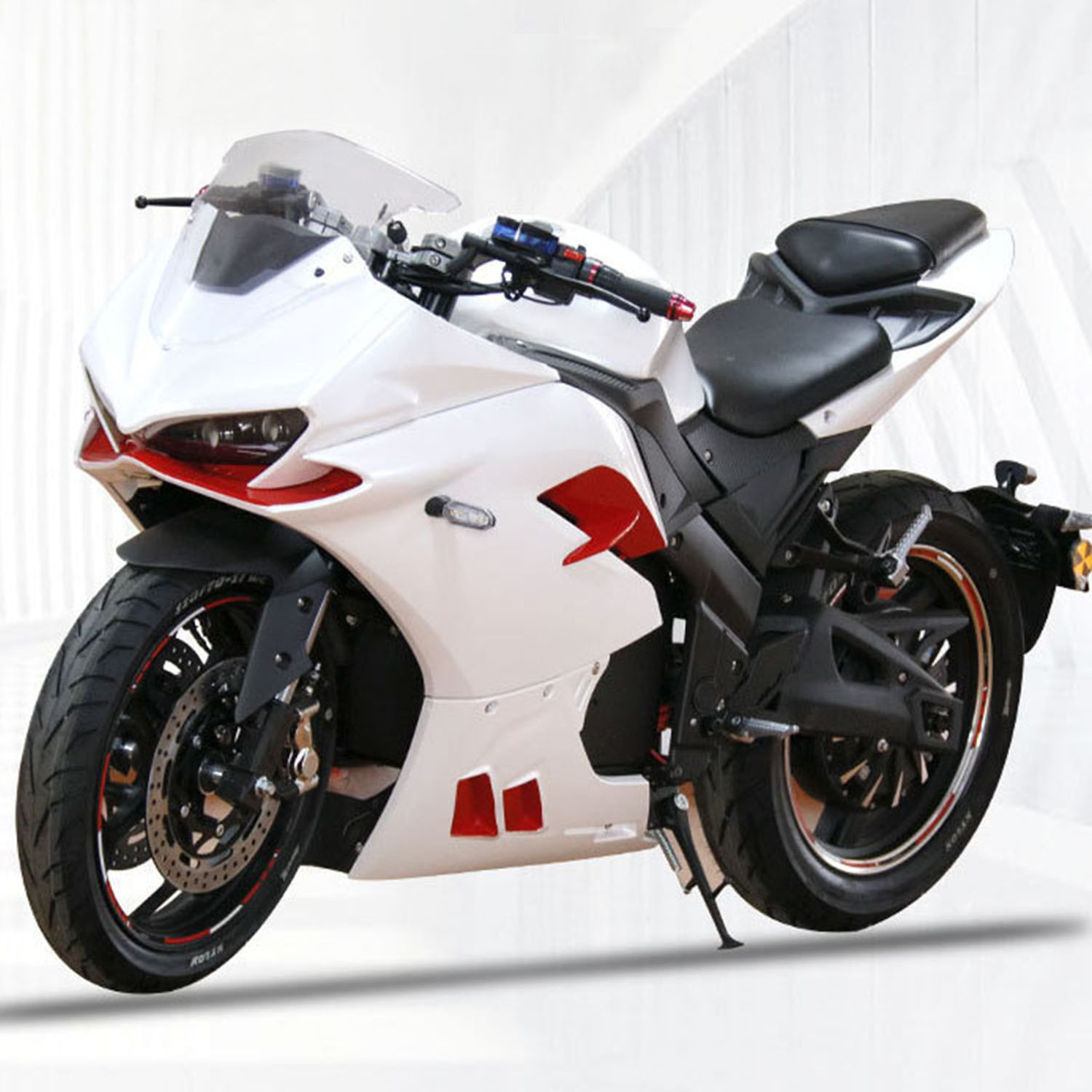 72V 5000W Electric Motorcycle - Motocicleta Eléctrica Stlf de Alta Velocidad,