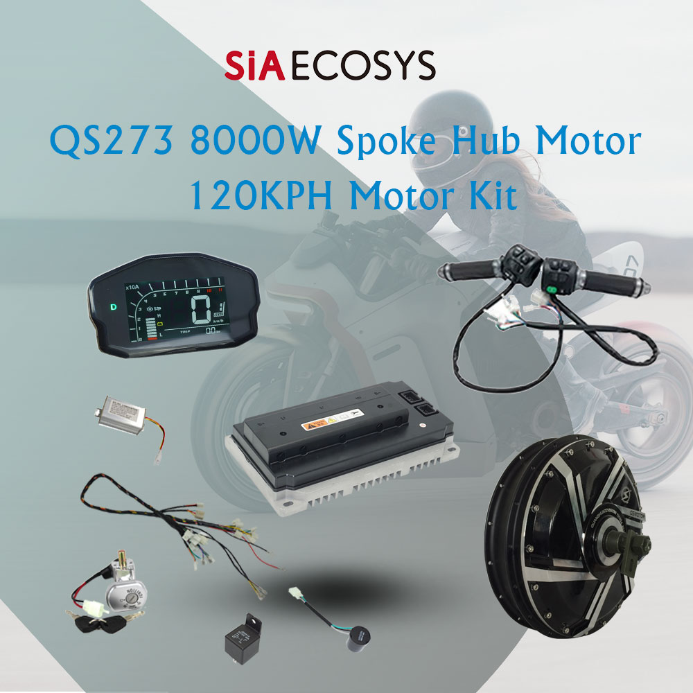 Qs273 Hub Motor 8000W 72V - Motor de cubo de radios QS273