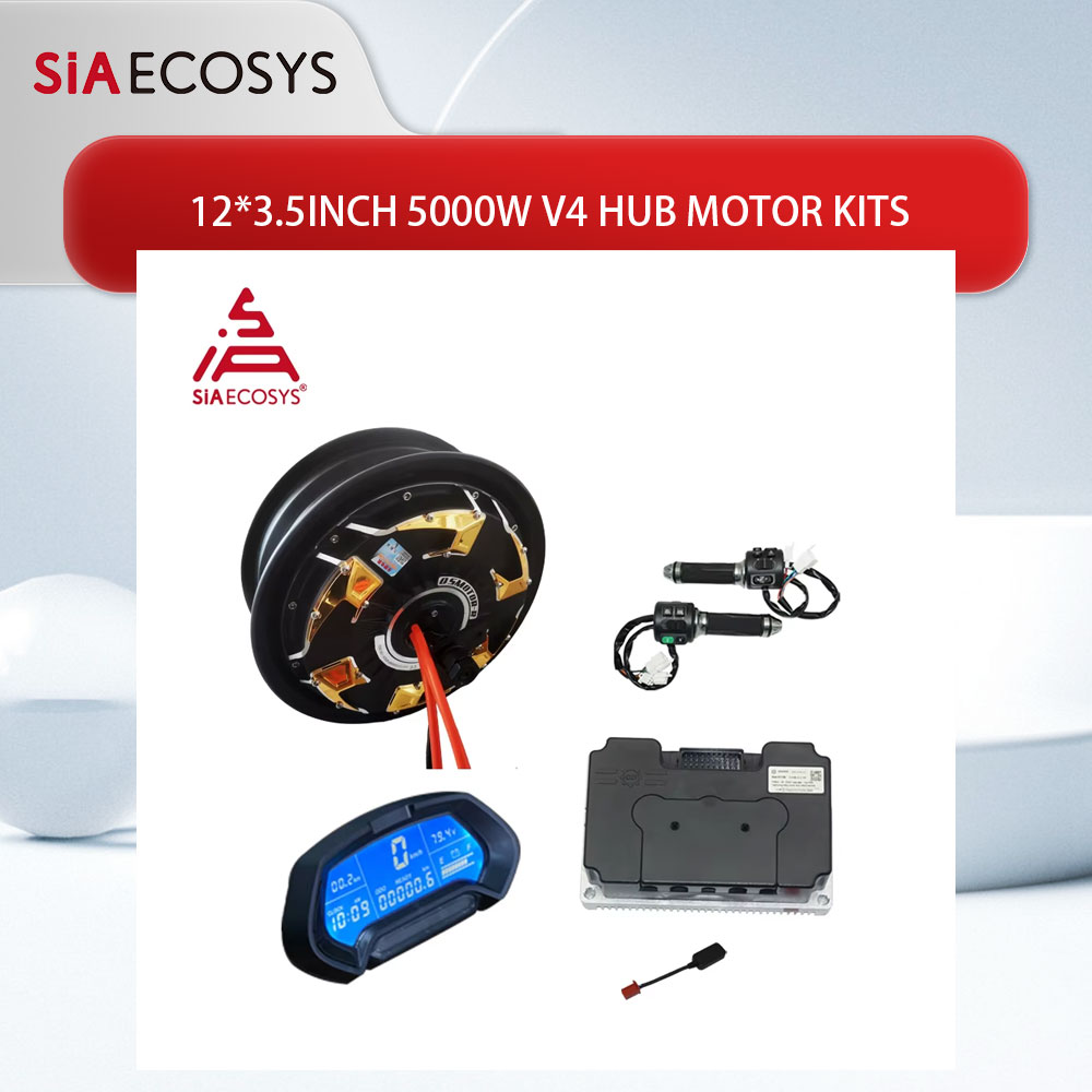 72V 5000W Electric Motorcycle - Motor QS de 12x3,5 pulgadas, 5000W,