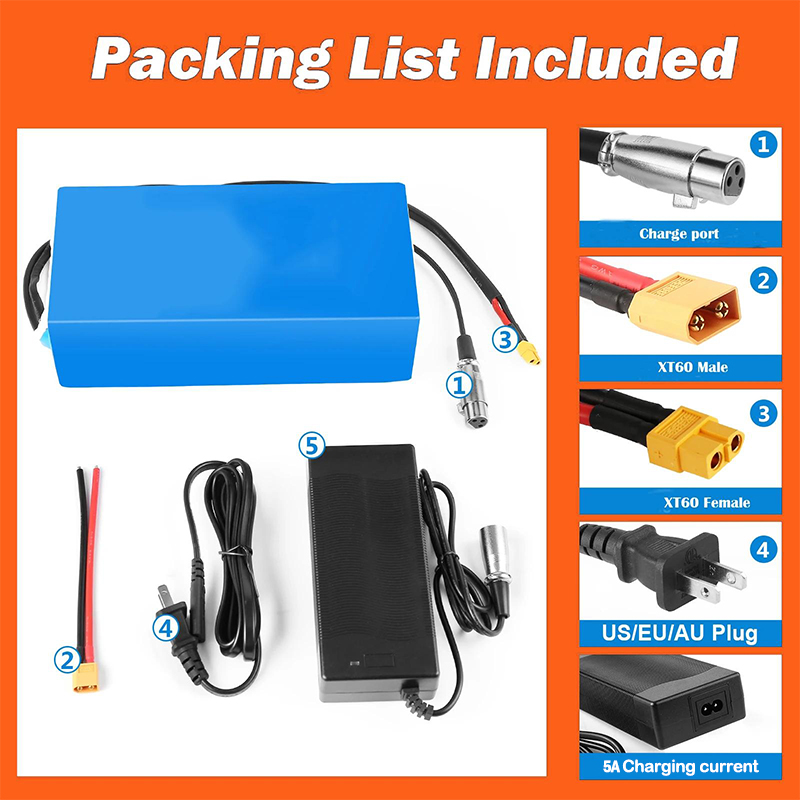 Batería de Litio de 48V 52V pa - 60V 30Ah Electric Scooter Battery reseña y precio