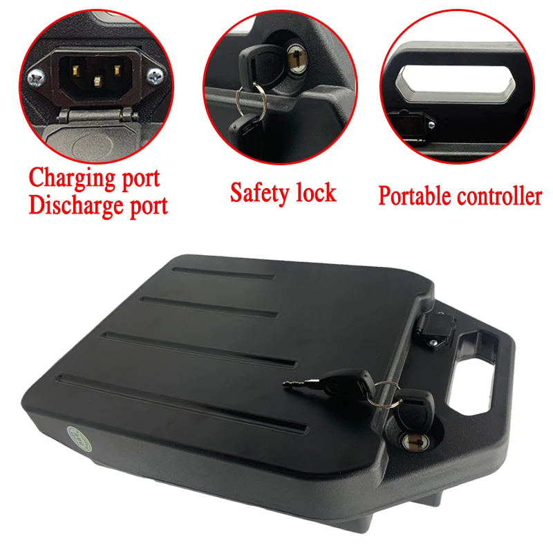 Paquete de baterías de iones d - 60V 30Ah Electric Scooter Battery reseña y precio