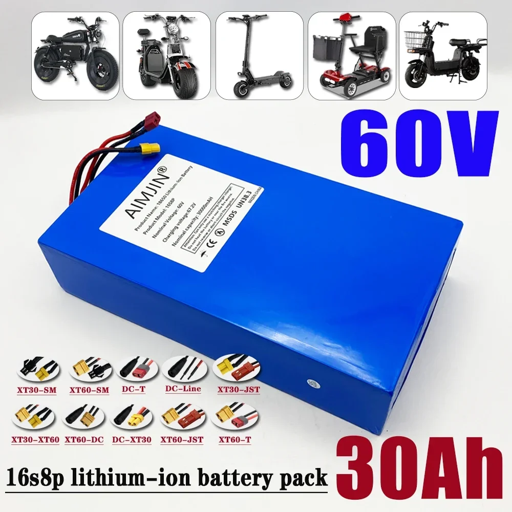 Batería de litio de alta poten - 60V 30Ah Electric Scooter Battery reseña y precio