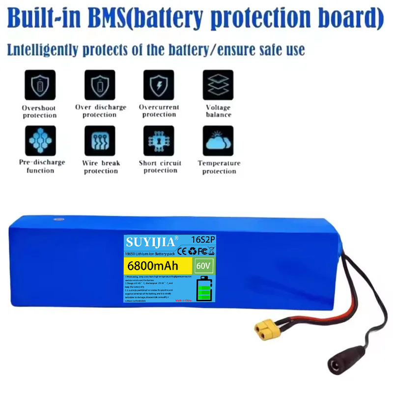 Paquete de Baterías de Litio 1 - 60V 30Ah Electric Scooter Battery reseña y precio