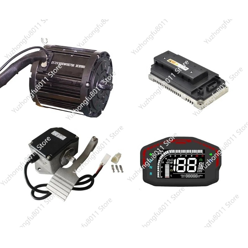 Kits de tren de potencia de Mo - Mid Drive Motor Kit 72V 3000W reseña y precio