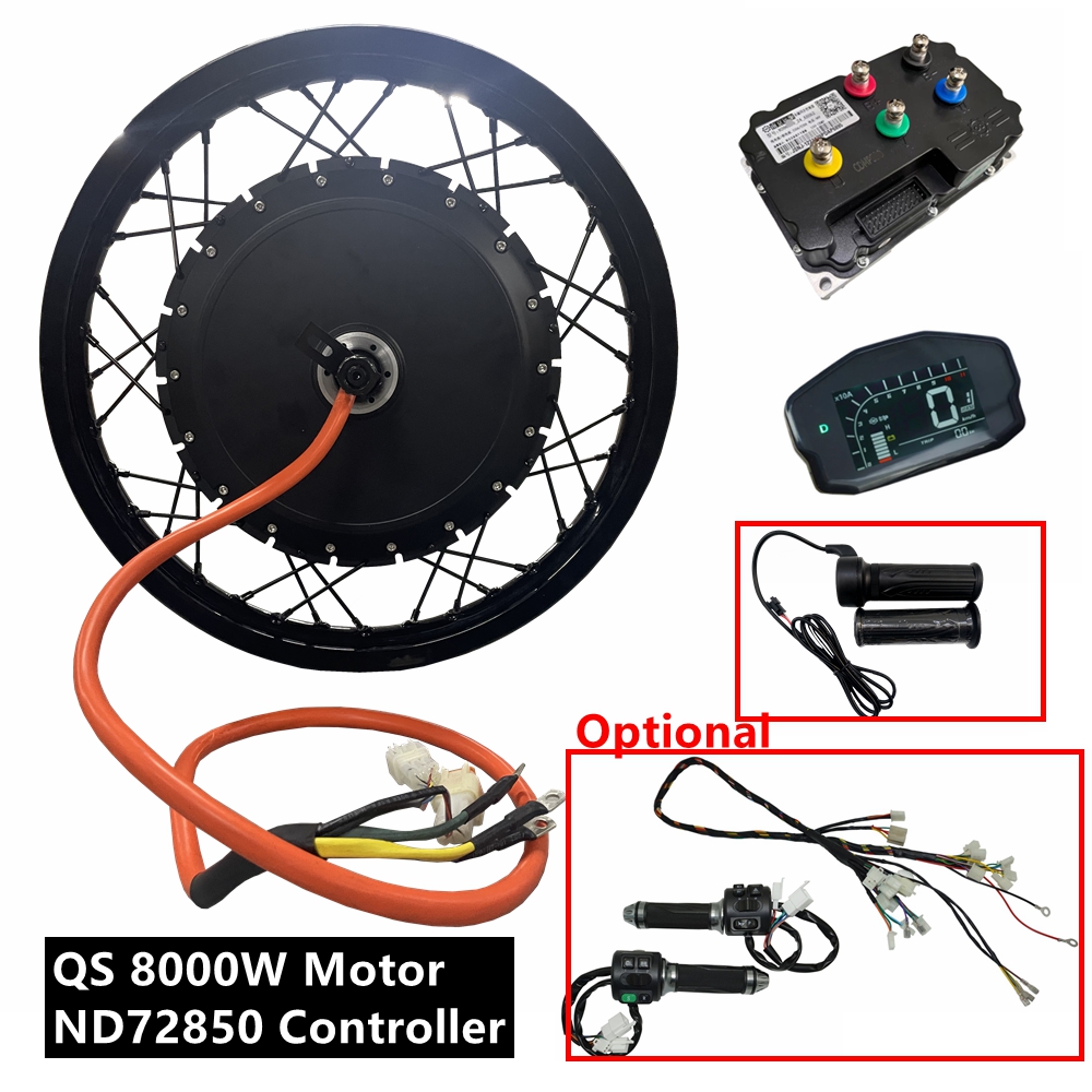 Kit de bicicleta eléctrica NBp - Qs273 Hub Motor 8000W 72V reseña y precio