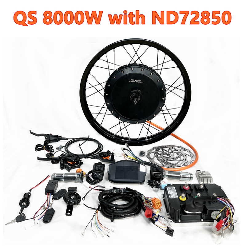 Kit de motor de rueda sin esco - Qs273 Hub Motor 8000W 72V reseña y precio